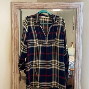 Abercrombie and Fitch Plaid long sleeve dress